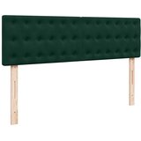  Okvir kreveta s madracima tamnozeleni 160x200cm baršunasti | shoptok.hr