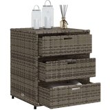  Vrtni ormarić za pohranu sivi 55x59x69 cm od poliratana | shoptok.hr