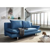 MID.YOU ZOFA S POSTELJNO FUNKCIJO, modra tekstil | Shoptok.si