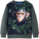  Dječja topla majica tamna kaki 104 | shoptok.hr