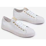 EVENTO Women's Classic Sneakers White And Gold Ecoma Cijene