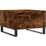 vidaXL Klubska mizica dimljeni hrast 55x55x36,5 cm inženirski les, (20797910) | Shoptok.si