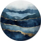  Okrogle slike z akrilom Abstraktni oceani | different dimensions | Shoptok.si