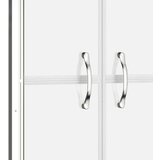 vidaXL Vrata za tuš-kabinu napola matirana ESG 81 x 190 cm | shoptok.hr