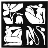 WALLXPERT decorative object figura metal decorative aitus black | ePonuda.com