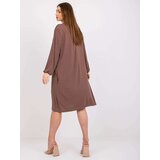 ex moda Dress-EM-SK-604.10P-brown | shoptok.hr