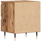  Noćni ormarić 2 kom Stari drvo 40x35x50 cm Srebrni drvo | shoptok.hr
