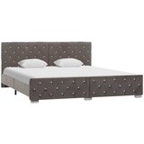 Furnova Posteljni okvir siv žamet 180x200 cm, (21931485) Cene