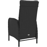  3-dijelni vrtni bistro set od poliratana i stakla crni | shoptok.hr