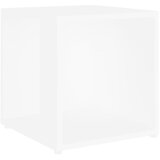 vidaXL stranska mizica bela 33x33x34,5 cm iverna plošča, (20625755) Cene