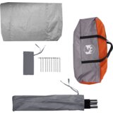 Šator za spremanje bicikala s krovom s pohranom s zračnim otvorom Siva i narančasta | shoptok.hr