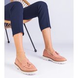 Gemre Pink women's eco-suede loafers with Balada embellishment | shoptok.hr