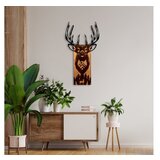 Wallity zidna dekoracija deer in mountain, 48 x 58 cm, smeđa | Eponuda.com