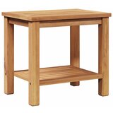 vidaXL Klubska miza Rjava 50 x 35 x 45 cm Trdna tikovina, (5000073431) Cene