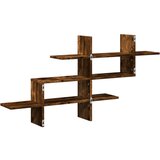  Zidna polica boja hrasta 124,5x18x60,5 cm konstruirano drvo | Eponuda.ba