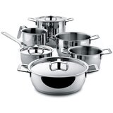 Alessi set posoda pots and pans, 9.delni, indukcija, inox Cene