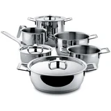 set posoda pots and pans, 9.delni, indukcija, inox
