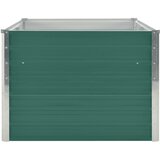  Povišena vrtna gredica 160 x 80 x 45 cm pocinčani čelik zelena | shoptok.hr