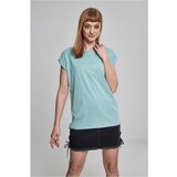 Urban Classics Women's blue T-shirt with extended shoulder