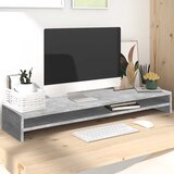  Stalak za monitor boja betona 100x24x13 cm konstruirano drvo | shoptok.hr