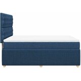  Krevet s oprugama i madracem plavi 140x200 cm od tkanine | shoptok.hr
