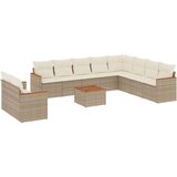  11-dijelni set vrtnih sofa od poliratana s jastucima bež | shoptok.hr