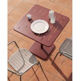 Kave Home Jeklena vrtna miza 70x70 cm Brai – | Shoptok.si