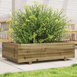 vidaXL Vrtna sadilica 90 x 60 x 26,5 cm od impregnirane borovine | shoptok.hr