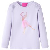  Dječja majica dugih rukava svjetloljubičasta 92 | shoptok.hr