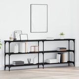  Konzolna stolica Crni hrast 200 x 29 x 75 cm | shoptok.hr
