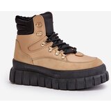 EVENTO Women's insulated ankle boots on platform brown deer | Eponuda.ba
