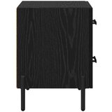 vidaXL Noćni ormar Crni hrast 40 x 35 x 47.5 cm Konstruirano drvo | shoptok.hr