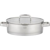 Gourmesto Servierpfanne Silver Line Edelstahlfarben Ø Ca. 28cm Cene