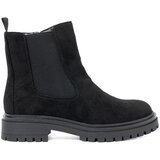 Shelvt Classic black boots with a thick sole Cene