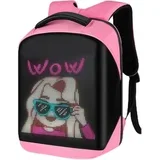 Ruksak Vodootporni LED R3 Pink