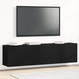 TV ormarići 2 kom. crni hrast 160x30x41 cm inženjerski drvo | shoptok.hr