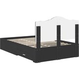  Okvir za krevet Crna 135 x 190 cm Konstruirano drvo | shoptok.hr