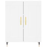  Visoka komoda bijela 69,5x34x180 cm konstruirano drvo | Eponuda.com