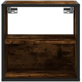  Zidni noćni ormarić dimljeni hrast 40x31x39,5 cm | shoptok.hr