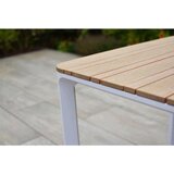 Gardenson VRTNA GARNITURA PISA aluminij siva, naravne barve, bela | Shoptok.si