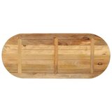 Stolna Mizna plošča 140x60x3,8 cm ovalna trden robusten mangov les | Shoptok.si