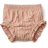 Liewood otroške kopalke mila baby seersucker stripe tuscany rose/sandy | Shoptok.si