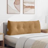  Jastuk za leđa Smeđa 120 x 24 x 50 cm Baršun | shoptok.hr