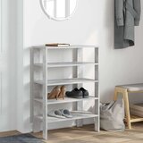 vidaXL Regal za čevlje betonsko siv 61x32x87,5 cm inženirski les | Shoptok.si