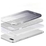 Onasi Silikonski ovitek z bleščicami Bling 2v1 za Samsung Galaxy A52 A525 LTE /A52 A526 5G / A52s A527 - srebrno siv | Shoptok.si