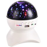  LED zvjezdani projektor za djecu sa zvučnikom XY-890 - bijeli | shoptok.hr