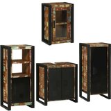 vidaXL Set namještaja za kupaonicu Zidne 4 pcs Čvrsto reciklirano drvo | shoptok.hr