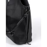 Shelvt Black large eco-leather handbag | Shoptok.si