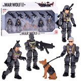  Set vojnih figurica s psima i puškama, 12 dijelova | shoptok.hr