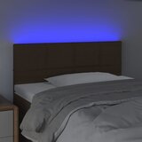  LED uzglavlje tamnosmeđe 80 x 5 x 78/88 cm od tkanine | shoptok.hr